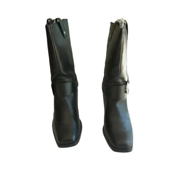 New in Box, Woman's, Milwaukee Motorcycle Delaney Leather Boots in Size 9.5 - Picture 4 of 6